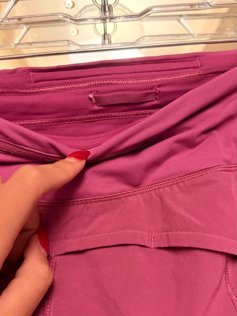 lululemon athletica Fuchsia Layered Running Shorts